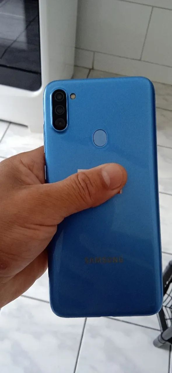 Galaxy A11 azul 64 GB de memória interna  - Foto 4