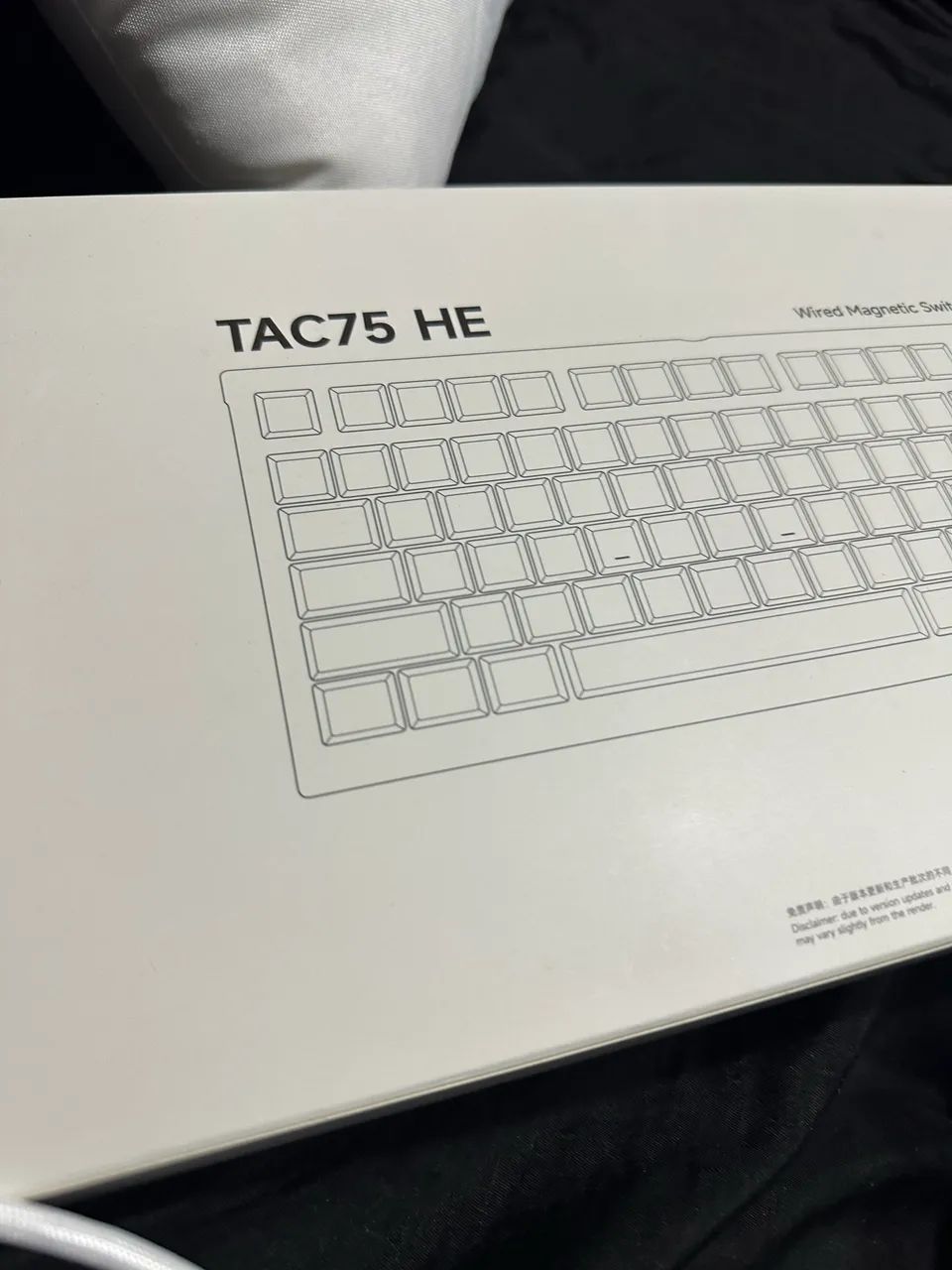 teclado magnético akko tac 75HE branco  - Foto 2
