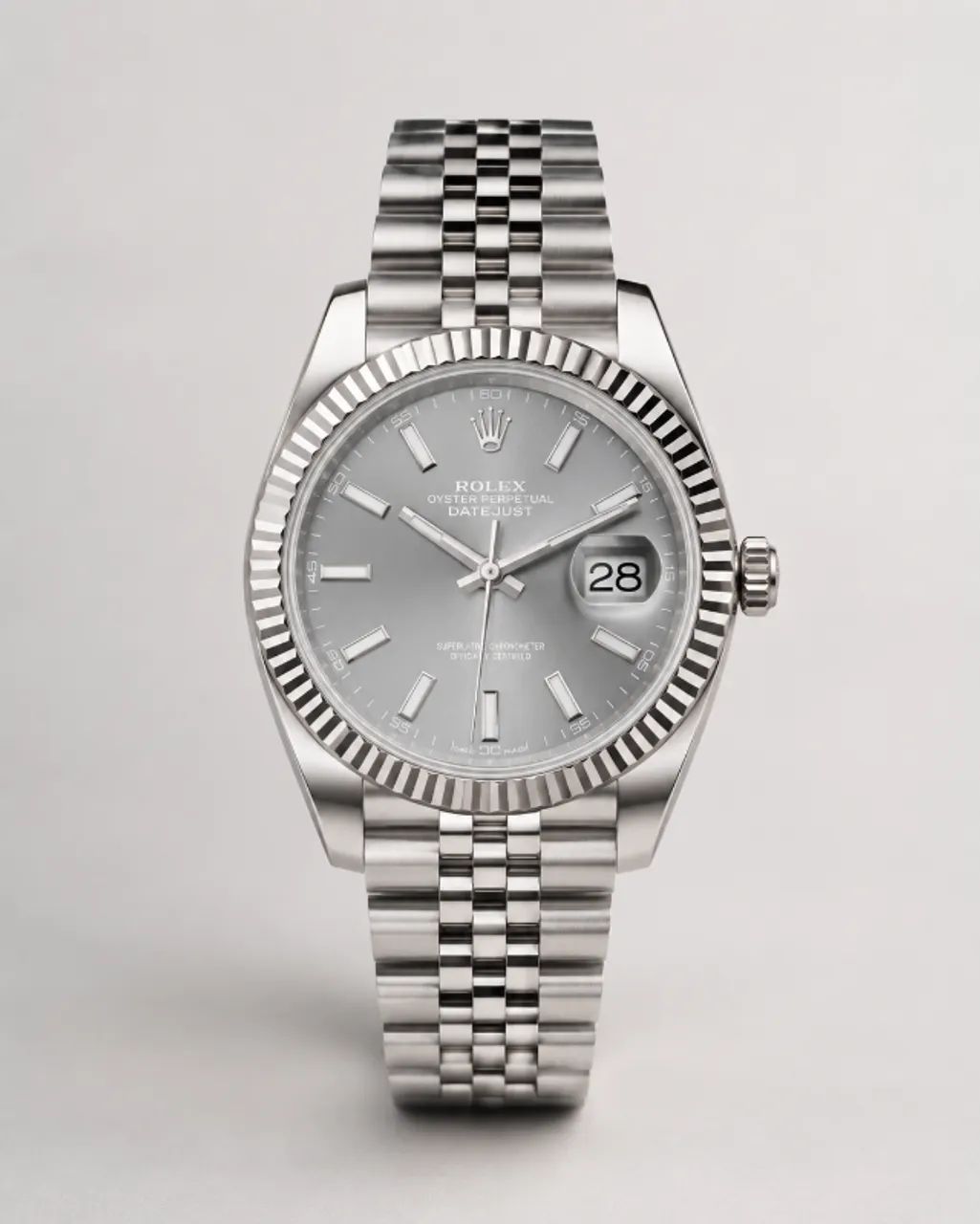 Relógio de luxo automático date just pulseira jubileu - Foto 2