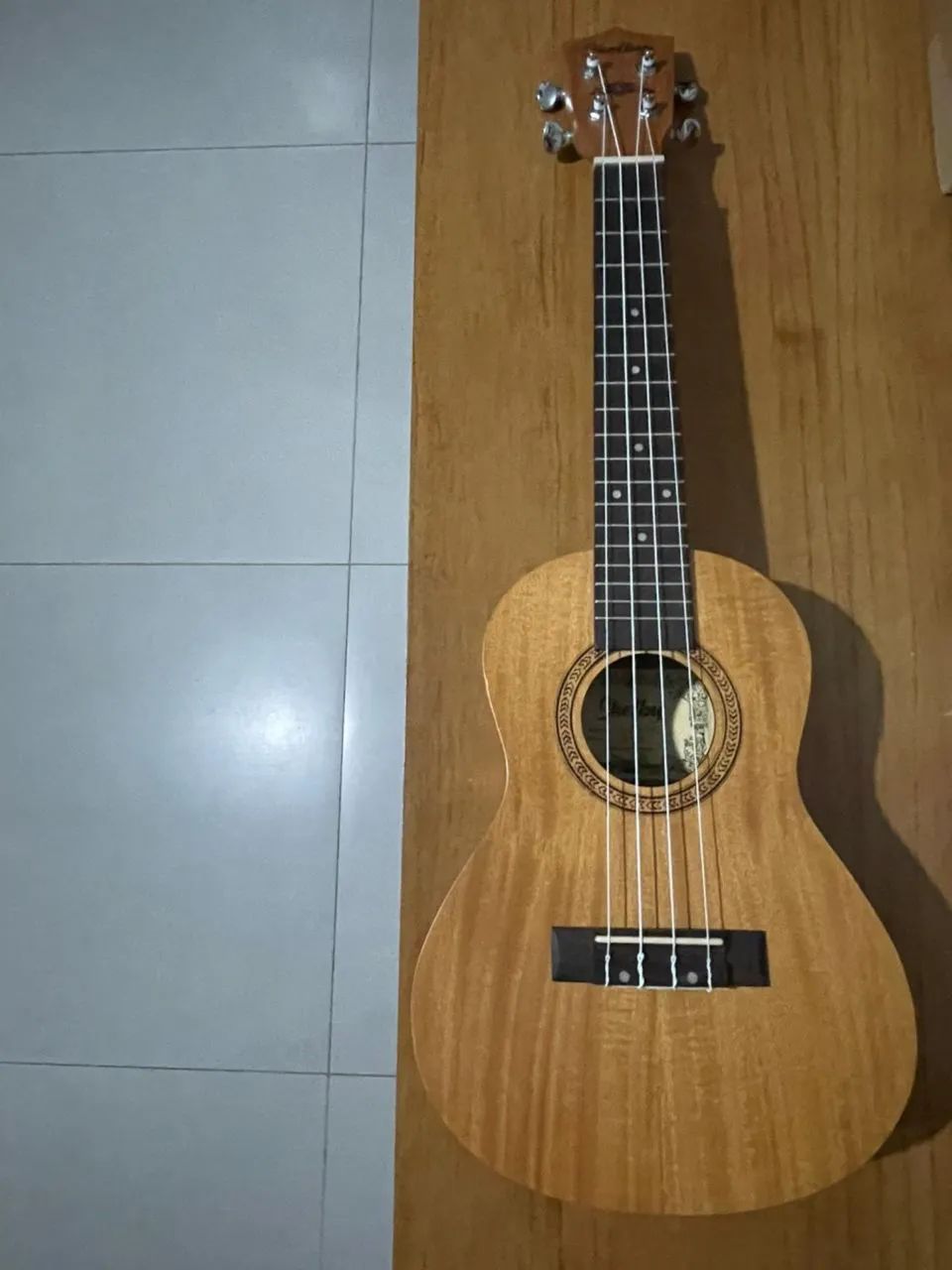 Ukulele + bolsa dele + e paleta