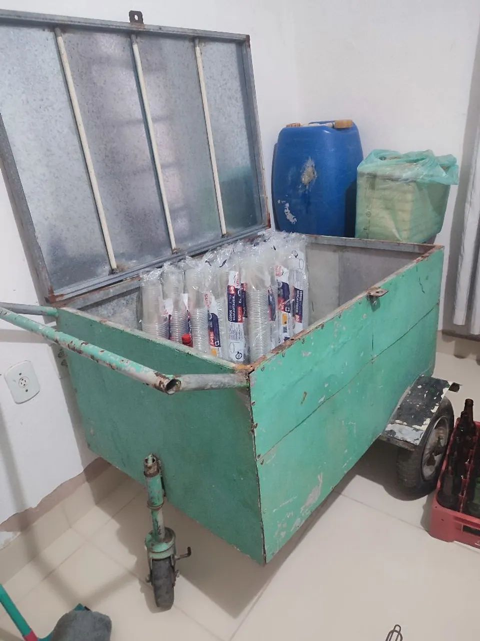 Carrinho para vender cocô  - Foto 2