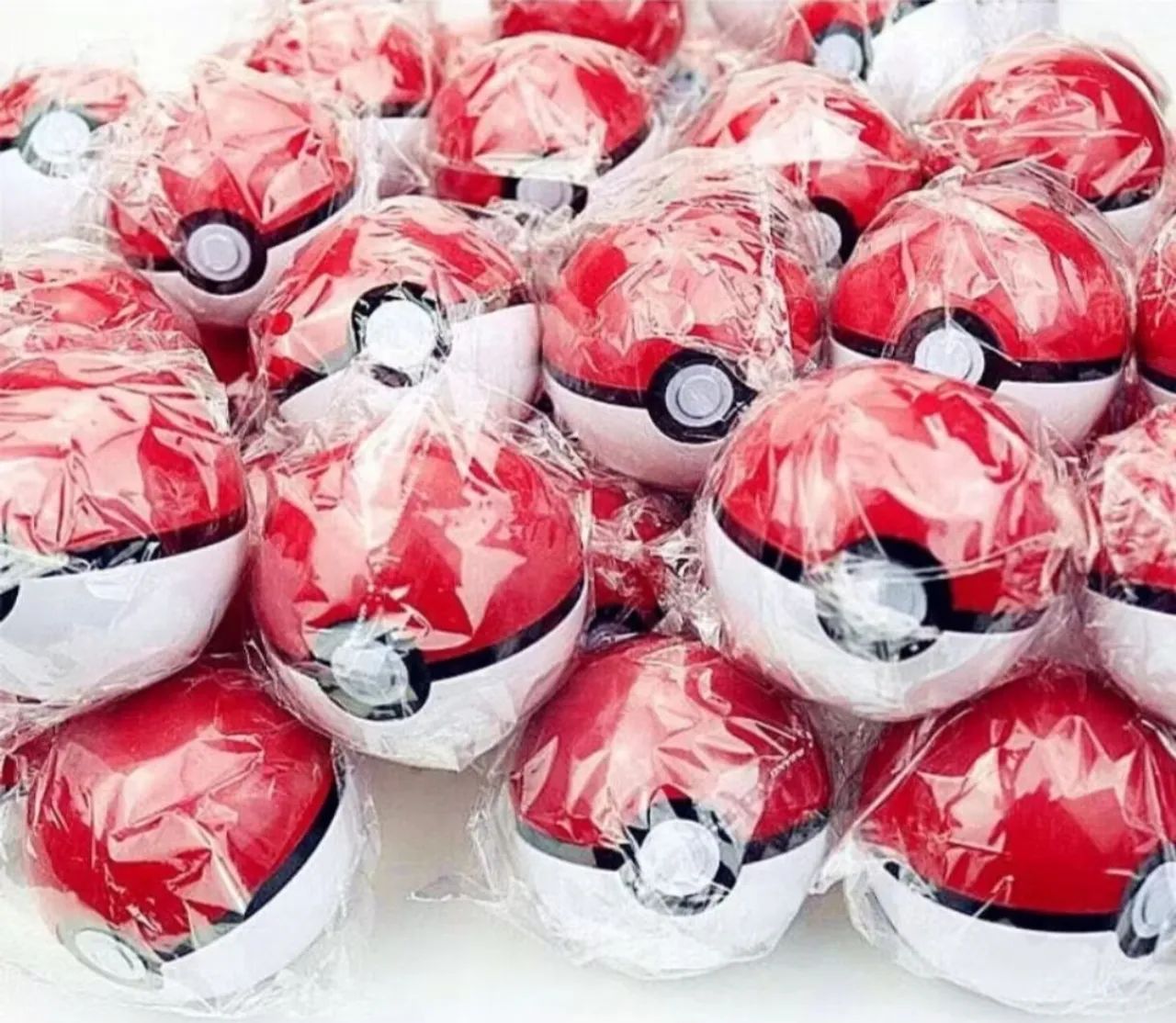 Lote 5 pokebolas 7cm