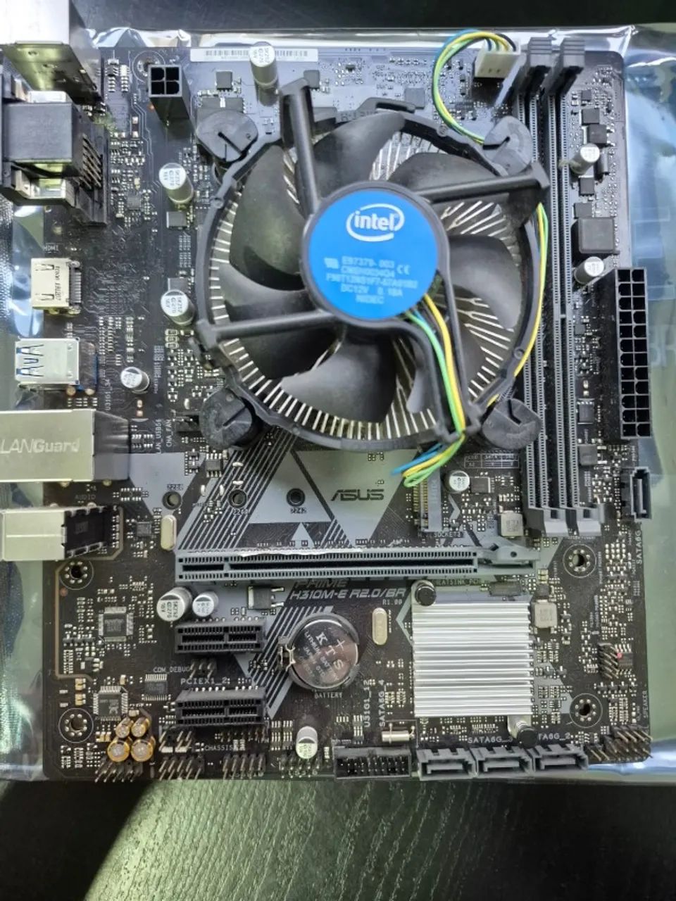 Kit intel core i5-9400F + ASUS Prime H310M-E + Cooler Intel