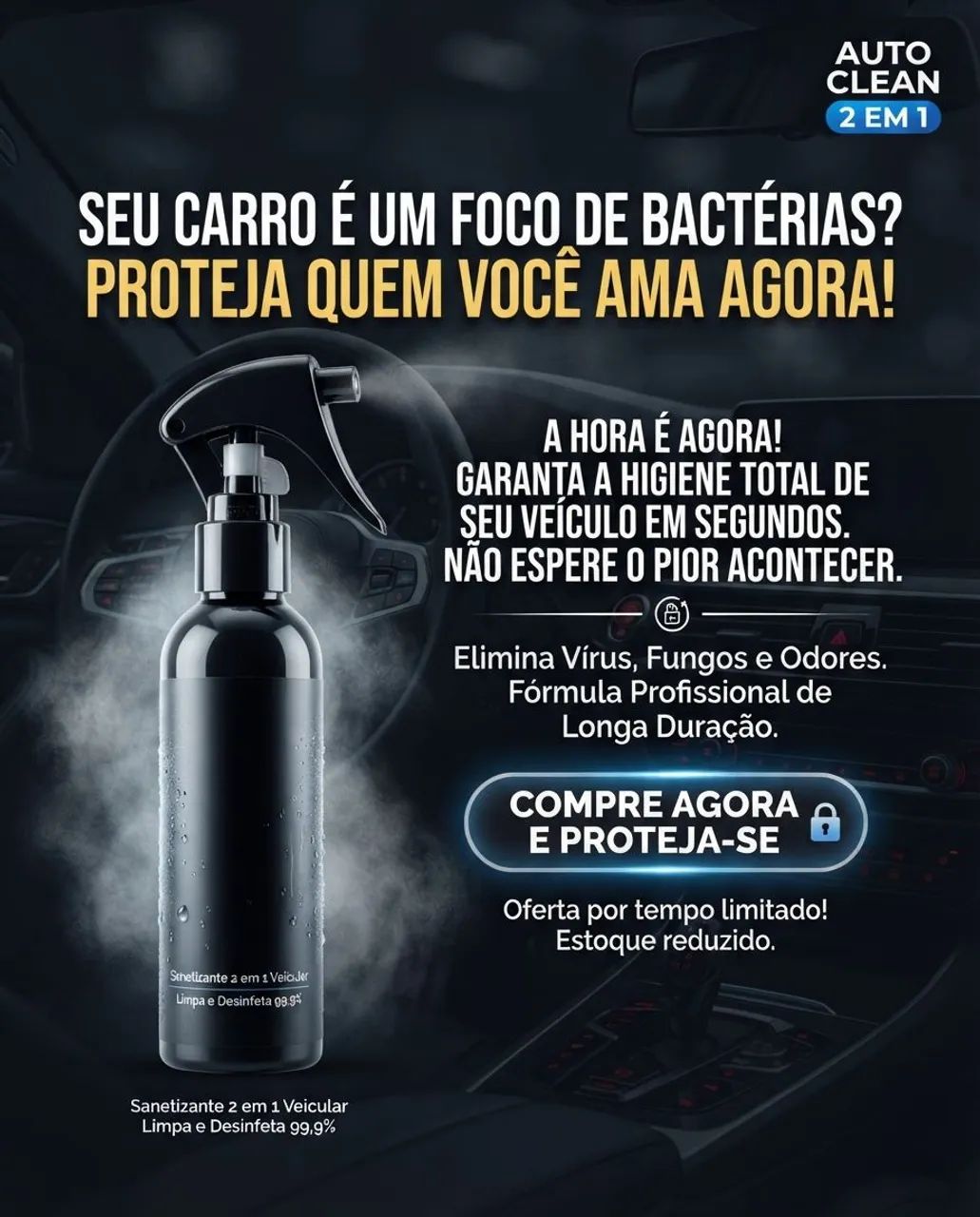 Sanitizante e cheirinho 2 em 1  - Foto 3