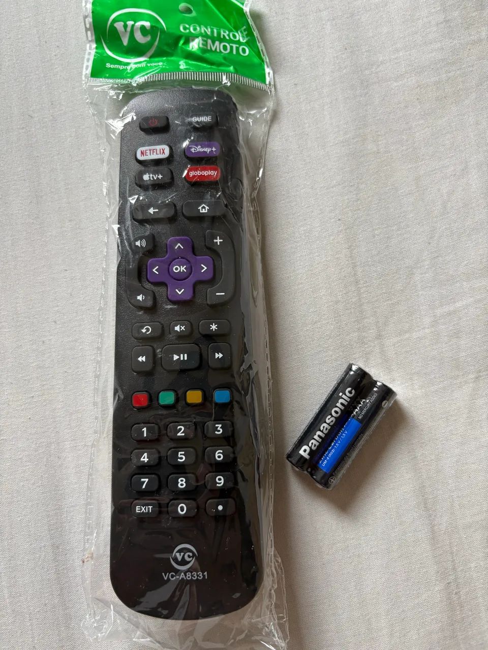 Controle remote compatível tv Philco / AOC roku smart 