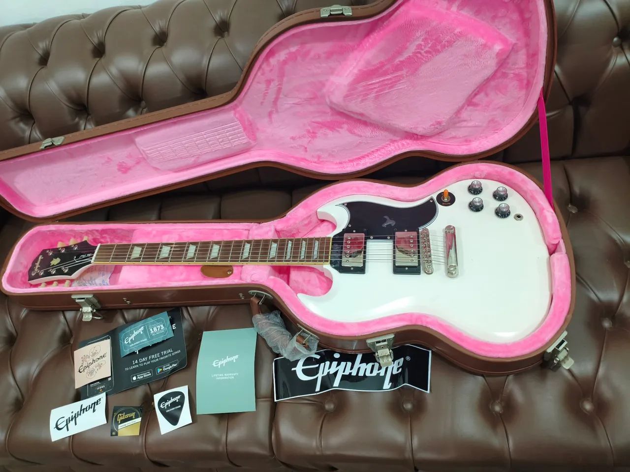 Epiphone SG 1961 Standard  Aged Classic White - Foto 2