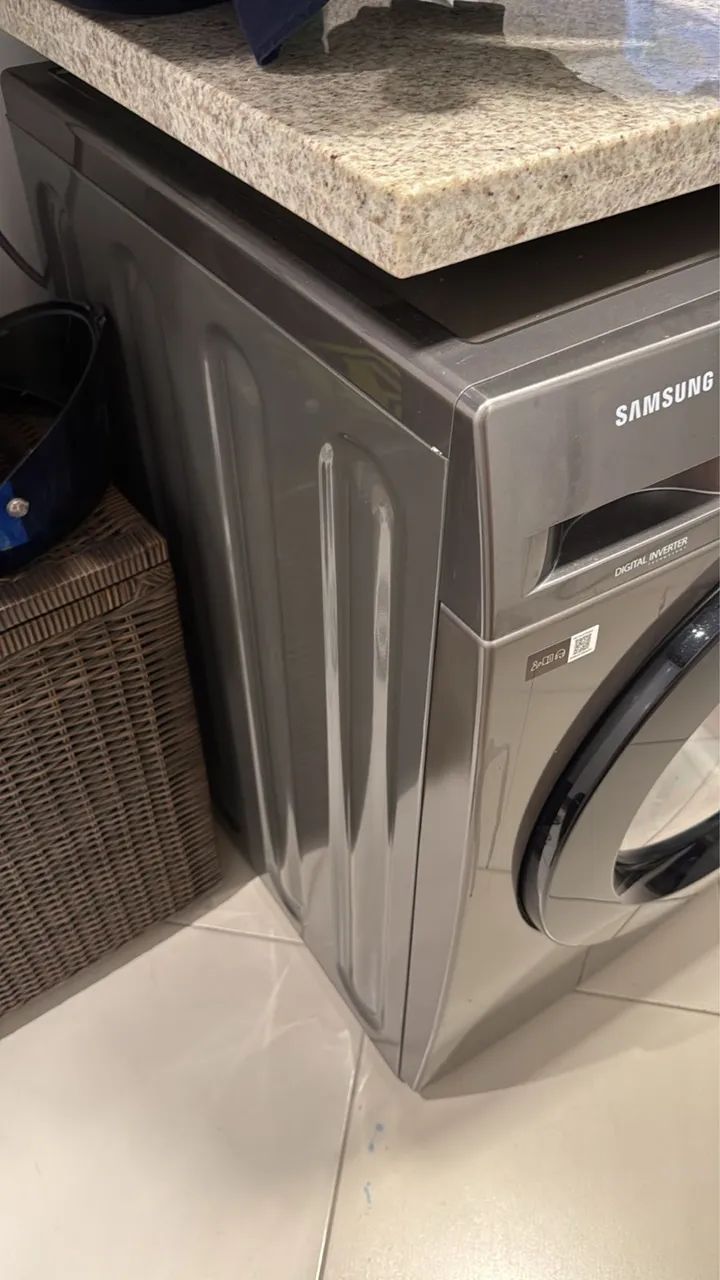 Samsung Lava e Seca WD11M com Digital Inverter WD11M4473PX Inox Look 11/7kg - 110V - Foto 3