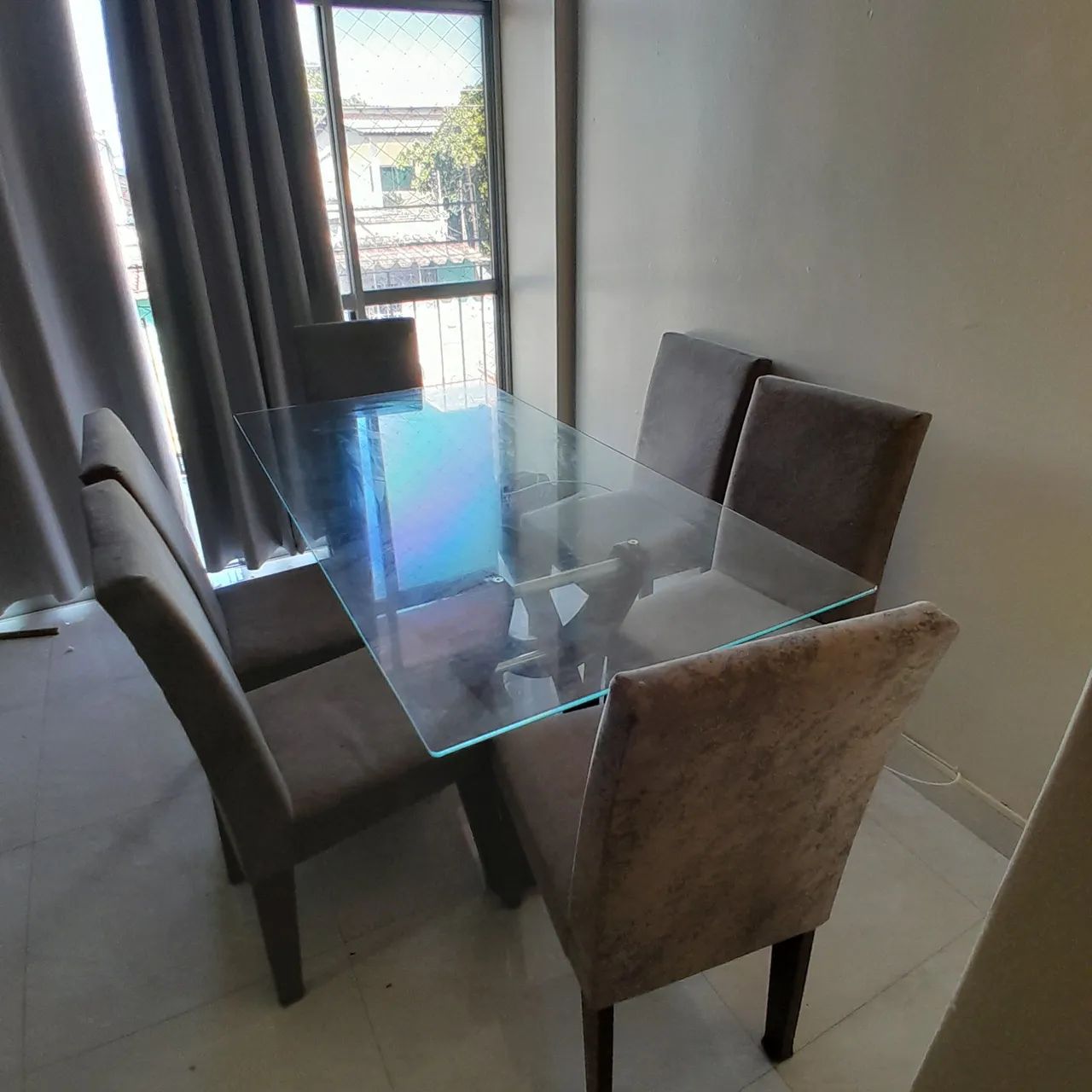  Mesa de vidro - Foto 2