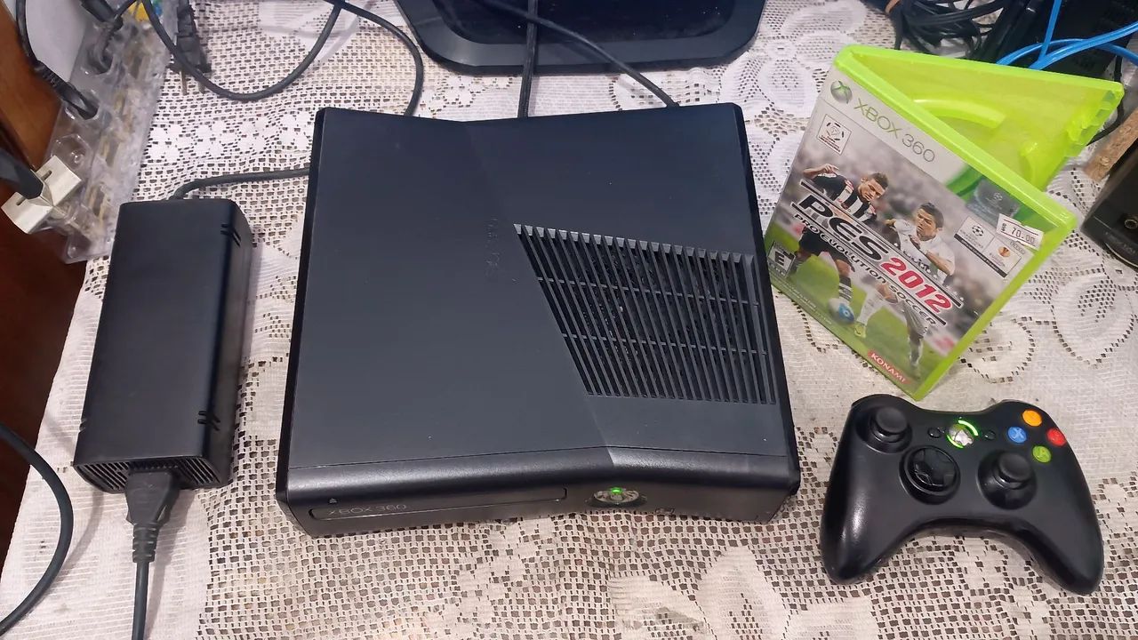 Xbox 360 Slim Completo Bloqueado  - Foto 3
