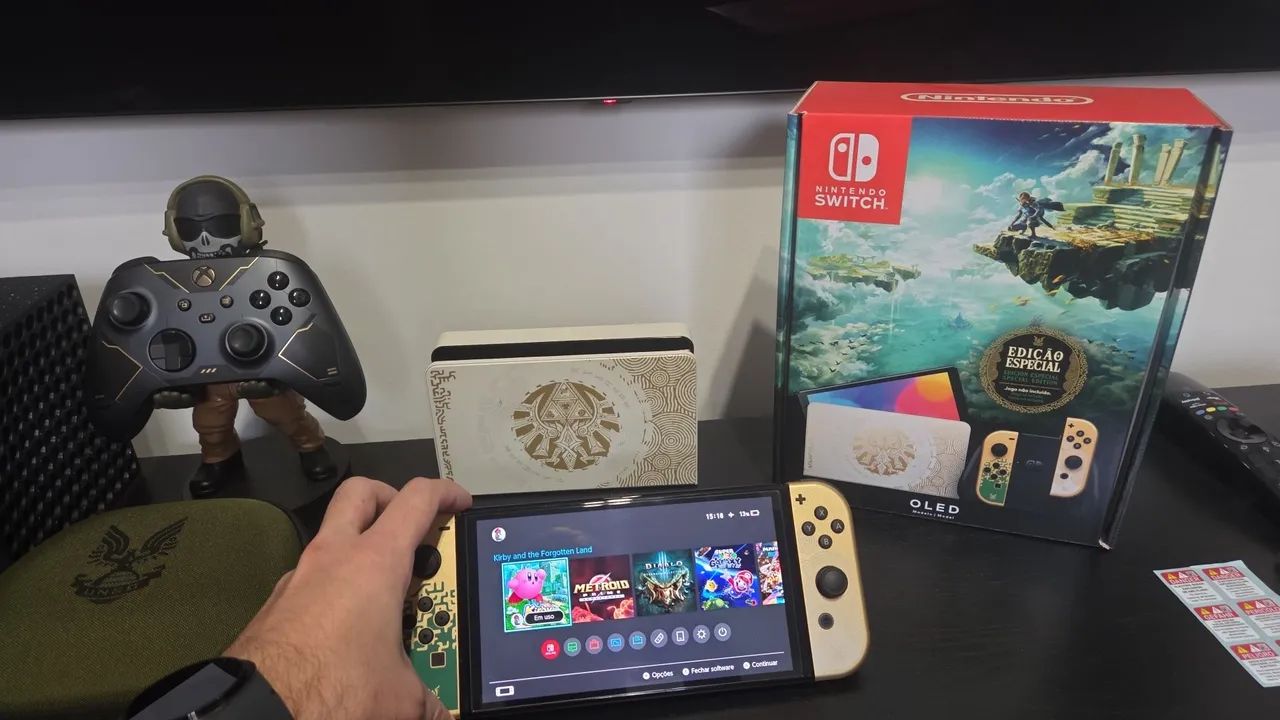 Nintendo Switch OLED BOTW *Desbloqueado*