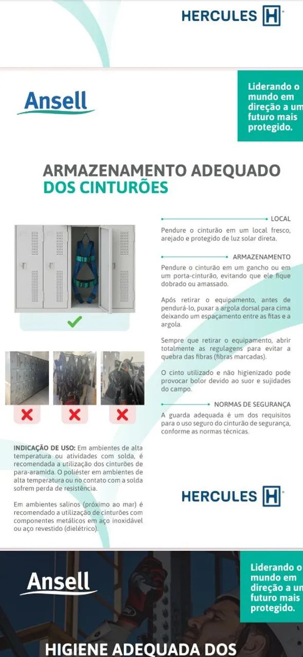 Vendo cinto e talabarte Hércules semi novo - Foto 6