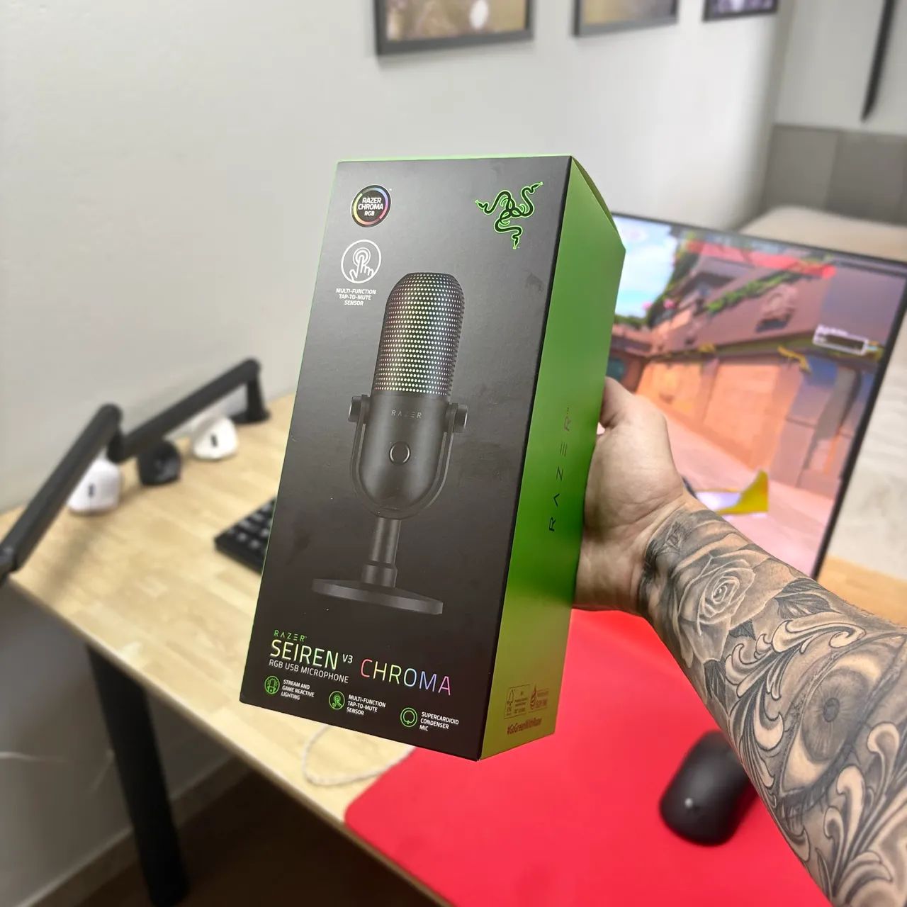 Microfone Razer Seiren V3 Chroma - Foto 2