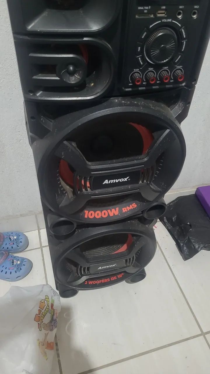 Caixa de som amvox 1000wtts  - Foto 2