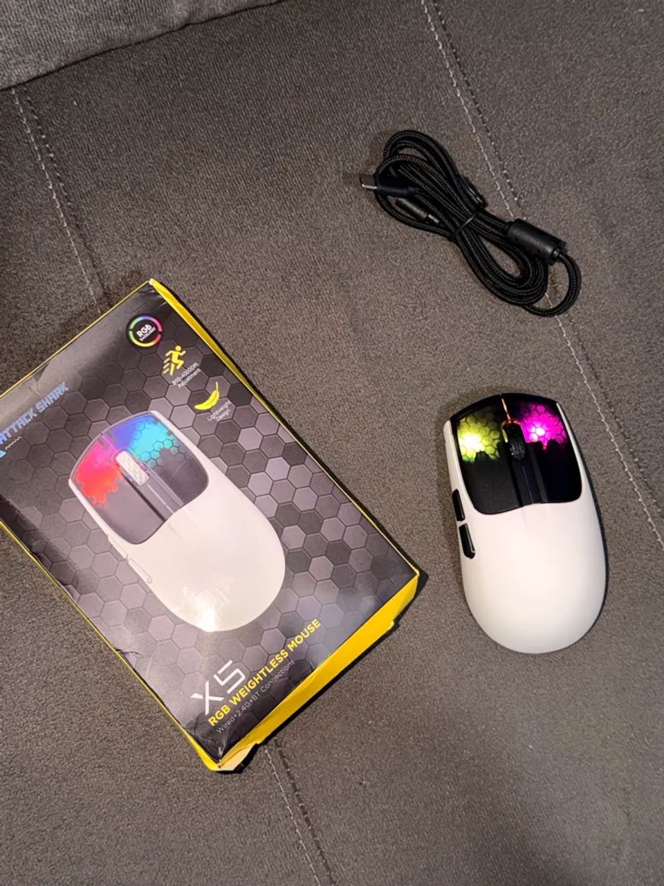 Mouse Gamer sem Fio Bluetooth 