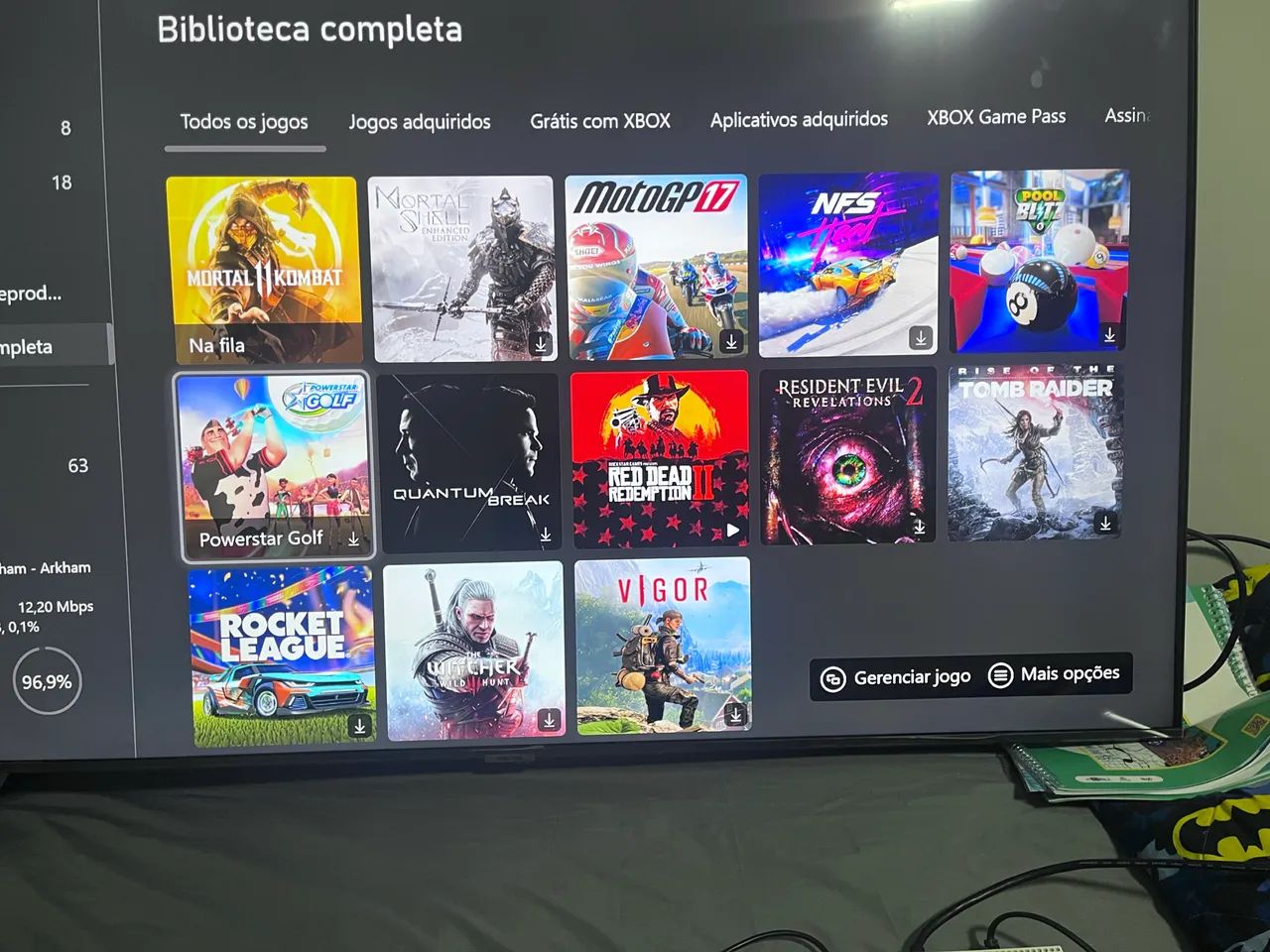 Xbox com dois controles e 38 jogos - Foto 3