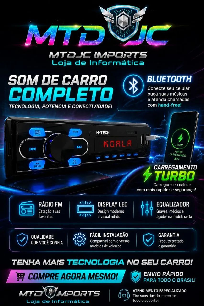Som de carro completo 