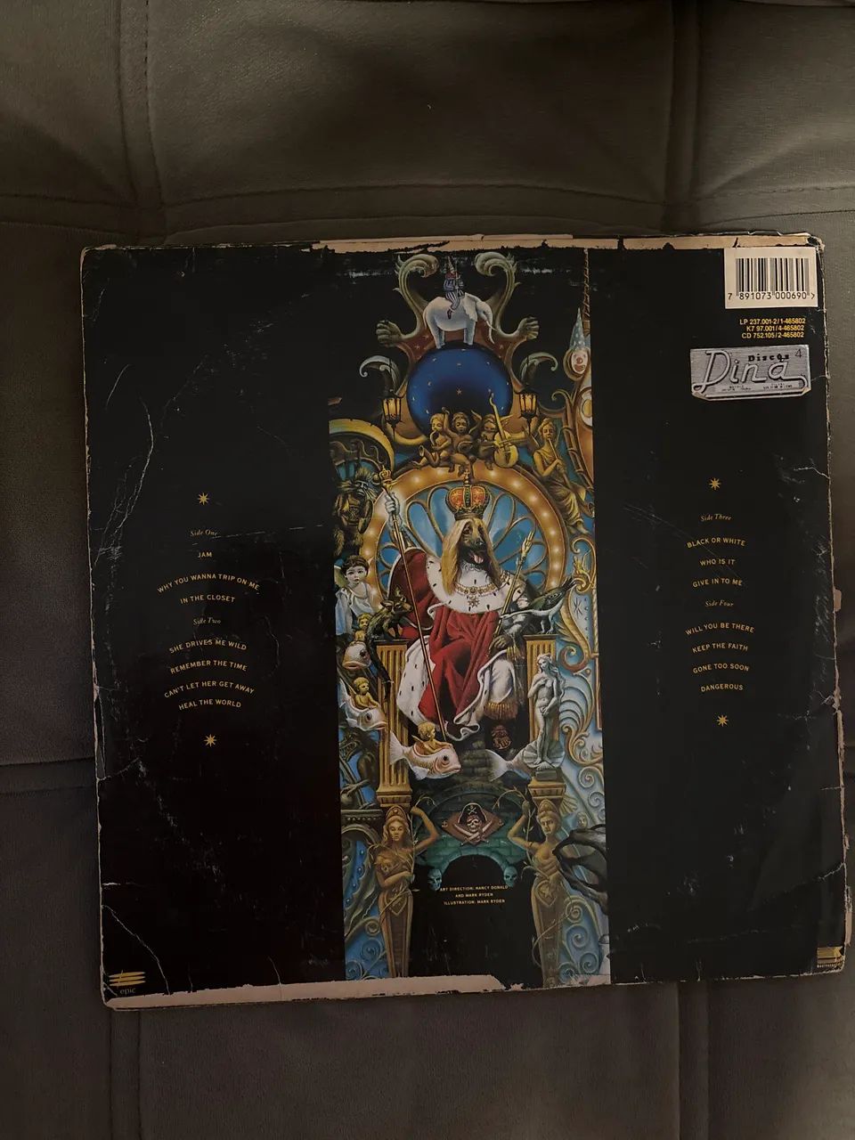 Disco LP Michael Jackson Dangerous - Foto 2