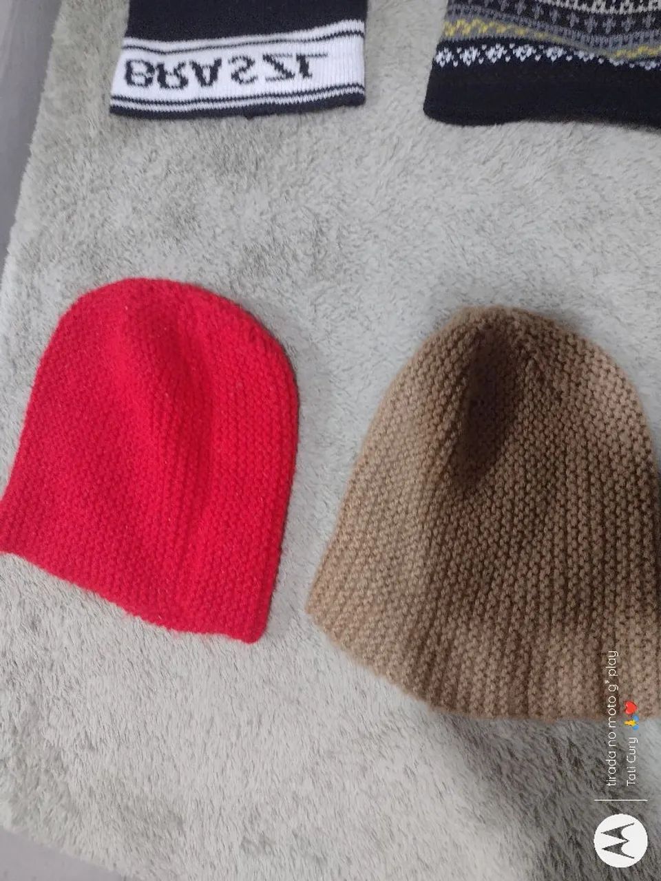 Vendo lote com 6 gorros(toucas) de la - Foto 4