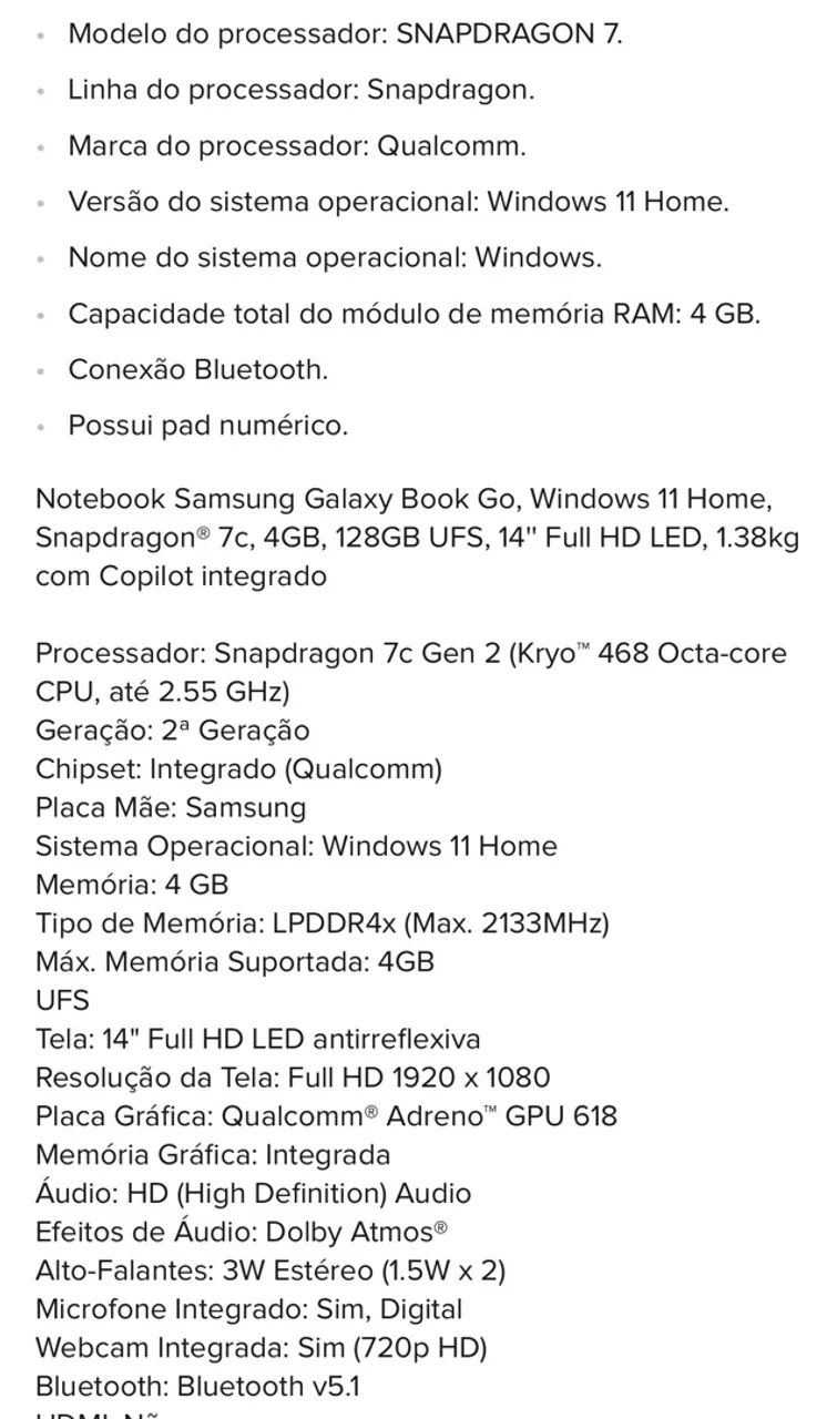 Notebook samsung novo  - Foto 3