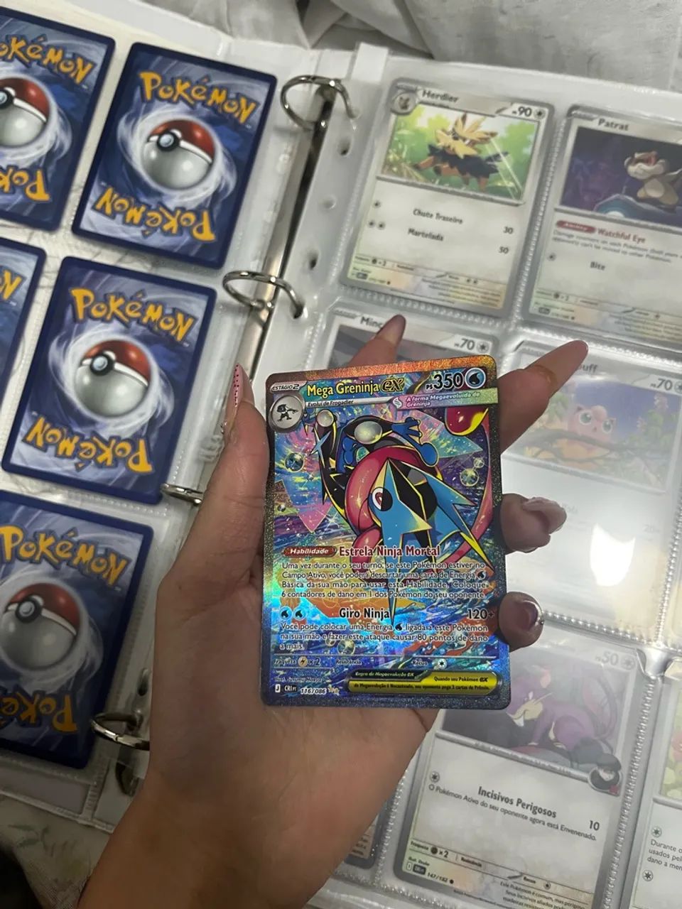 Carta Pokémon greninja ex