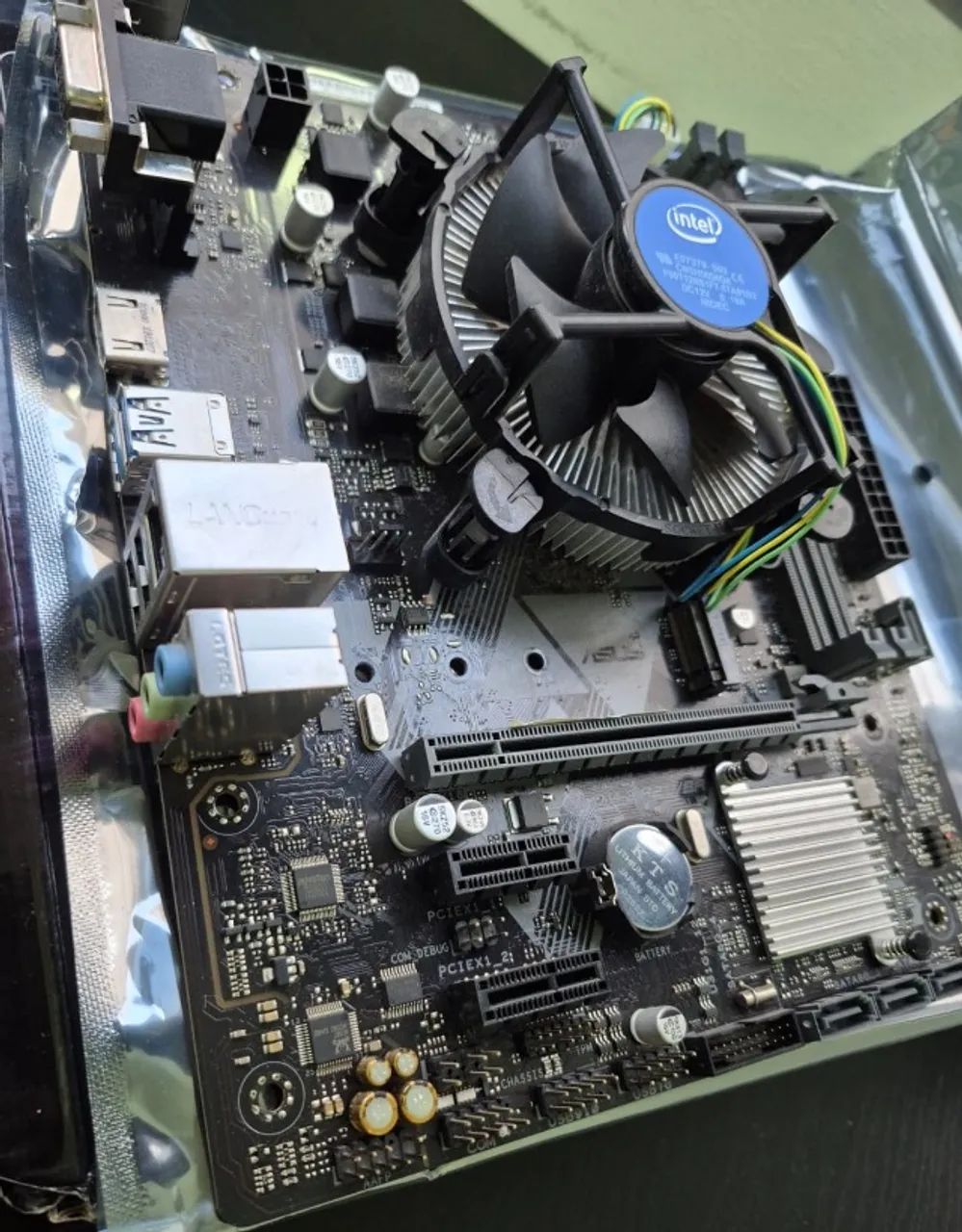 Kit intel core i5-9400F + ASUS Prime H310M-E + Cooler Intel - Foto 2