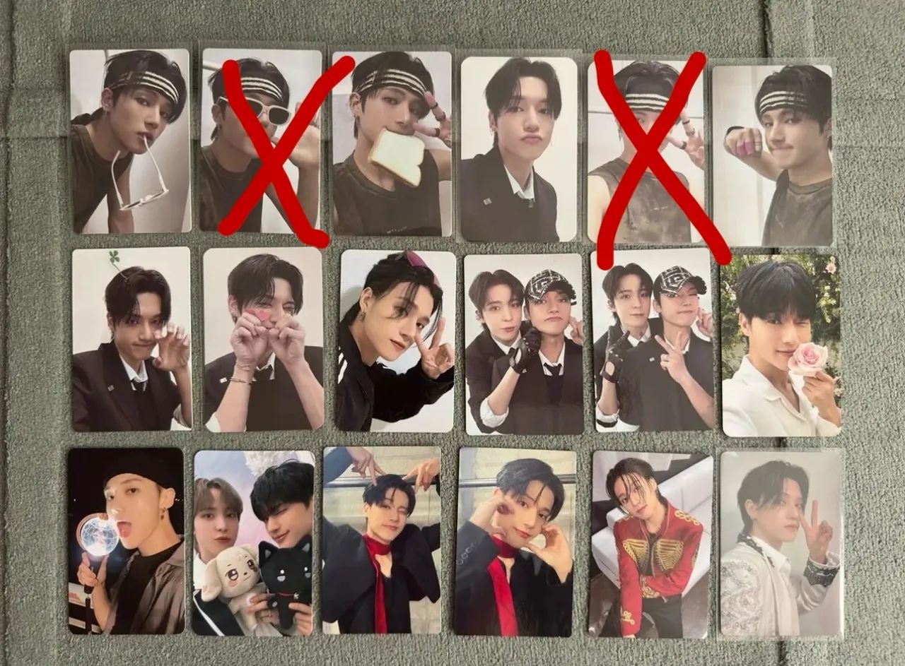 Photocards OFICIAIS ATEEZ K-pop (valor individual)