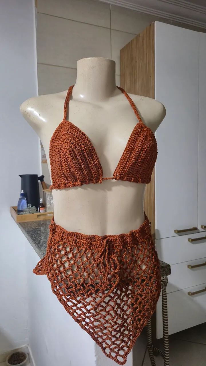 Conjunto em crochê 