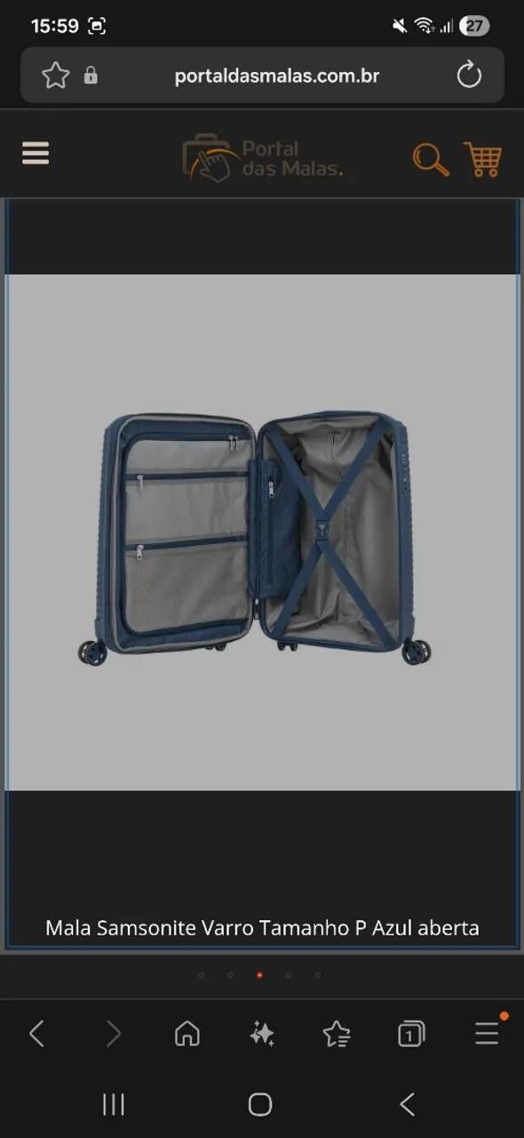 Mala samsonite Varro Azul - Foto 3