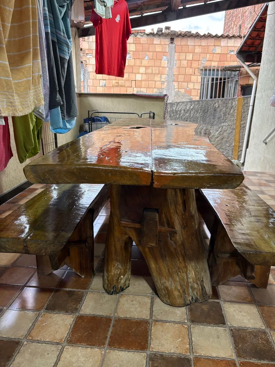 MESA MADEIRA MACIÇA  - Foto 5
