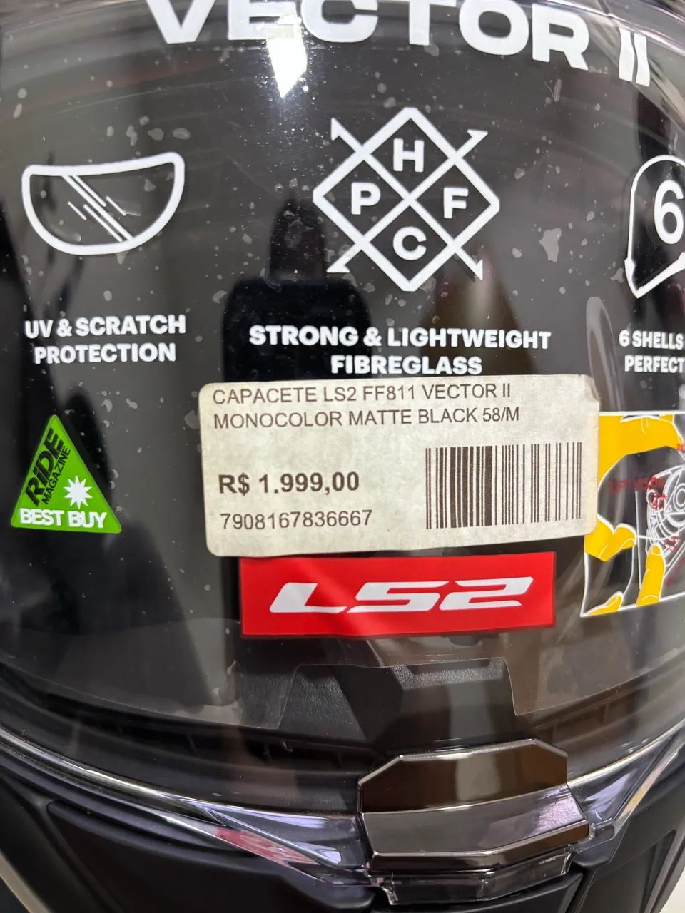 Selling unused LS2 Vector 2 helmet65606299013122123