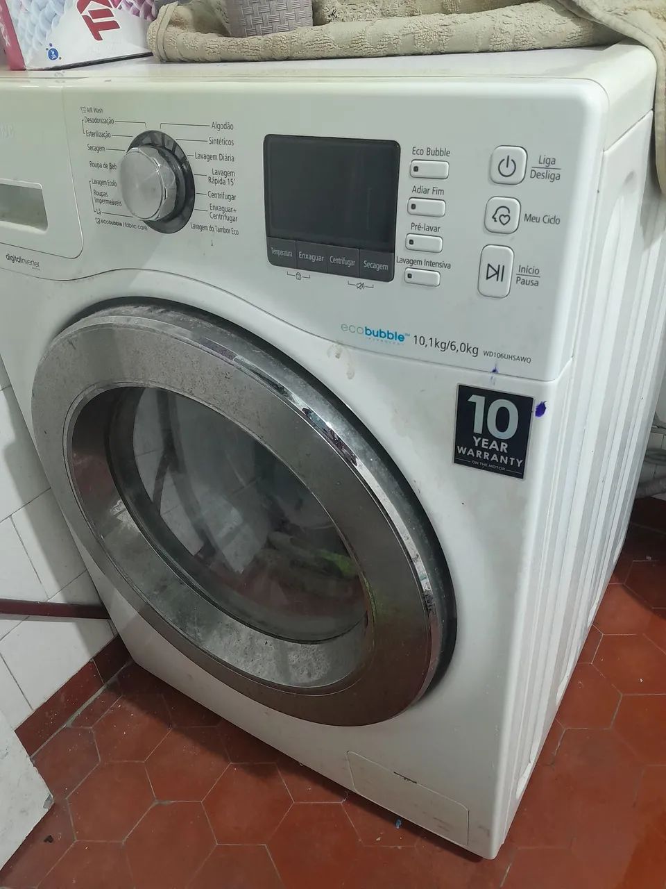 Máquina de lavar Samsung 