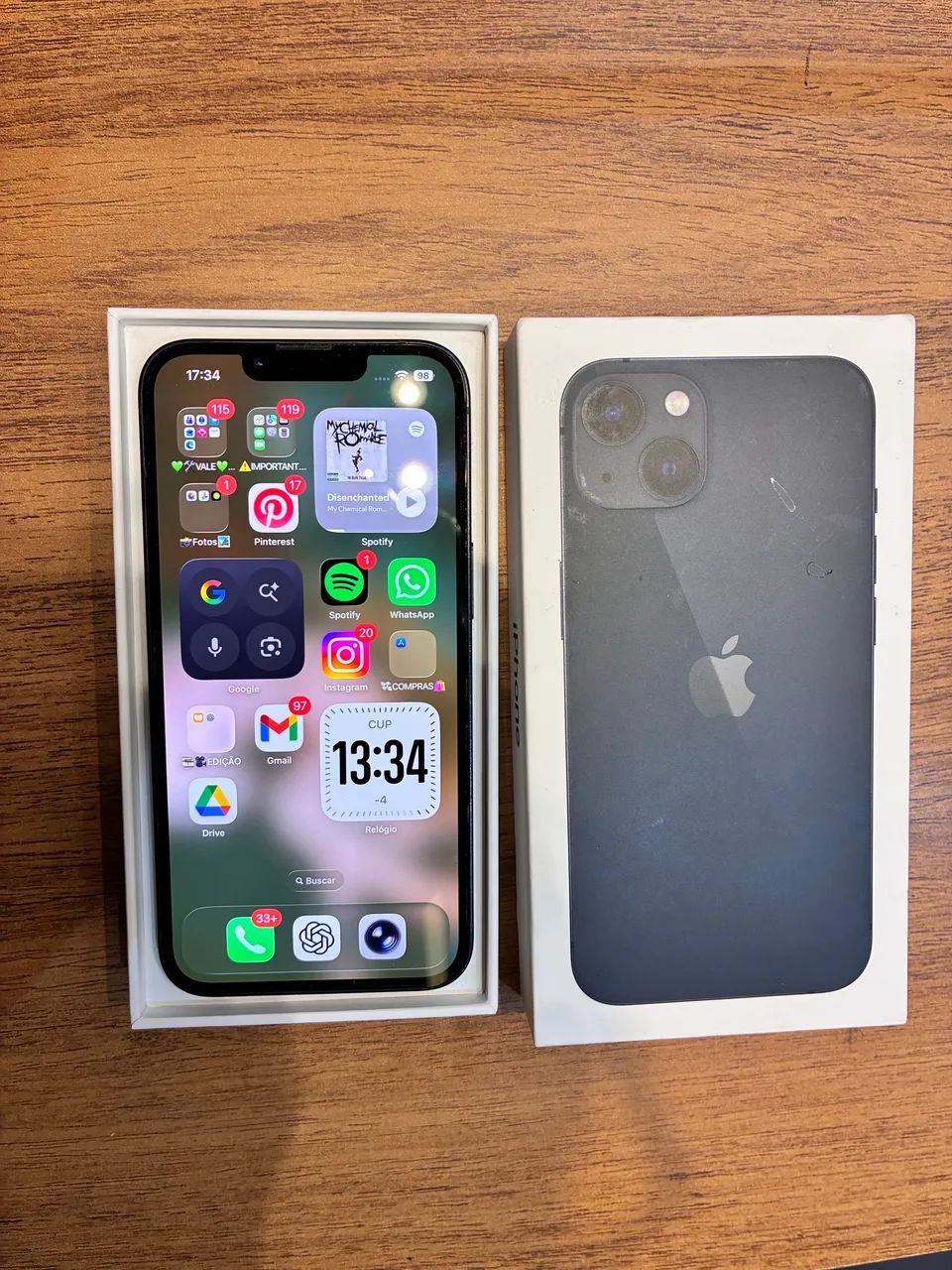 IPHONE 13 sem marca de uso + capinhas  - Foto 3