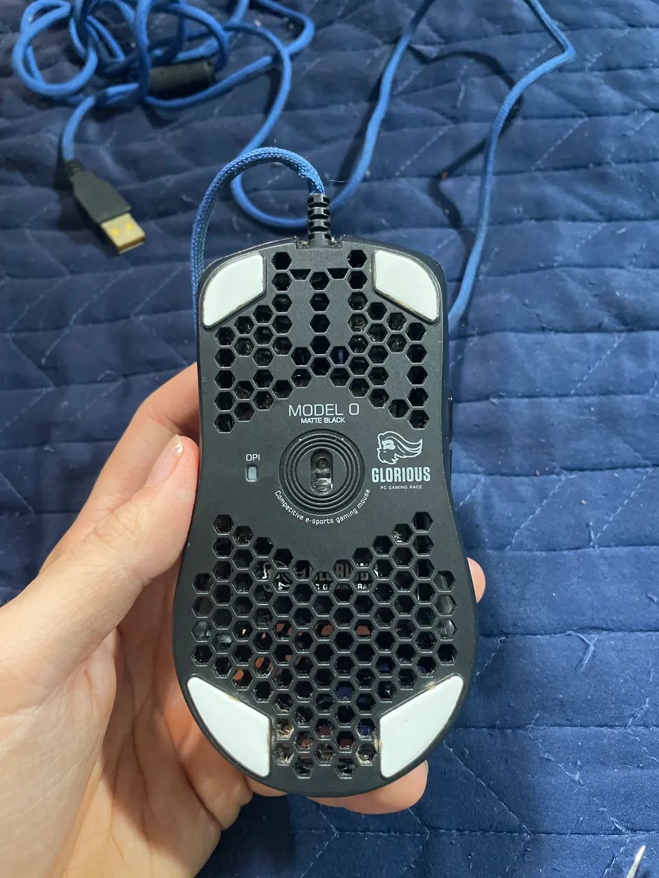 Mouse Glorious Model O-  com cabo paracord - Foto 3