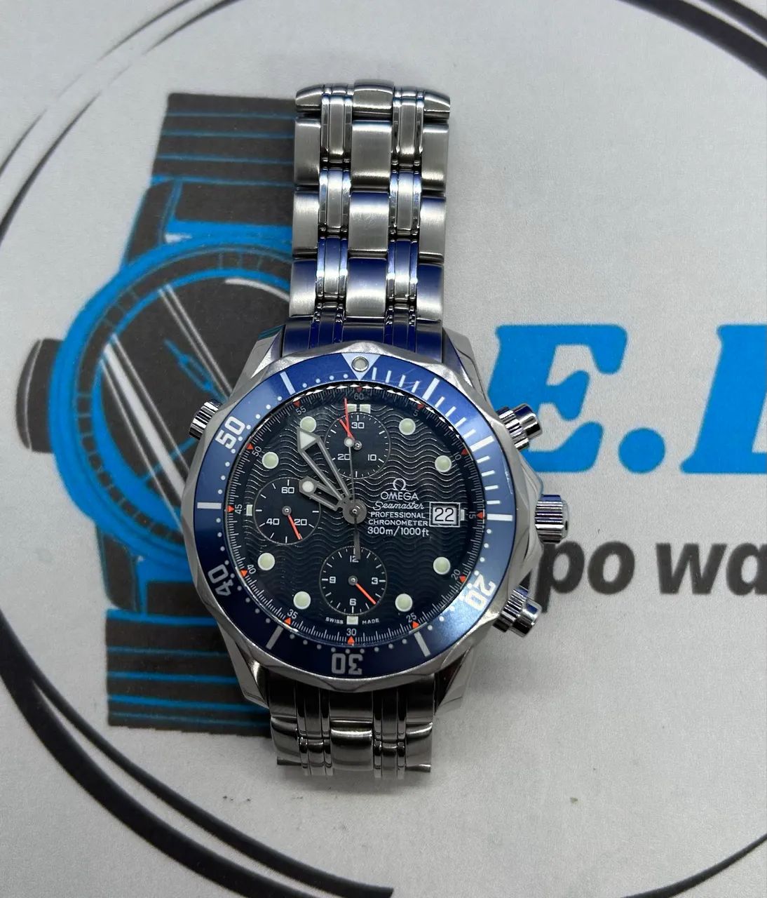 Relógio Omega Seamaster automático crono  - Foto 5