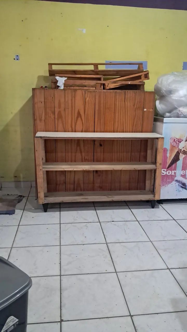 Balcão e prateleiras pra vende rápido  - Foto 3
