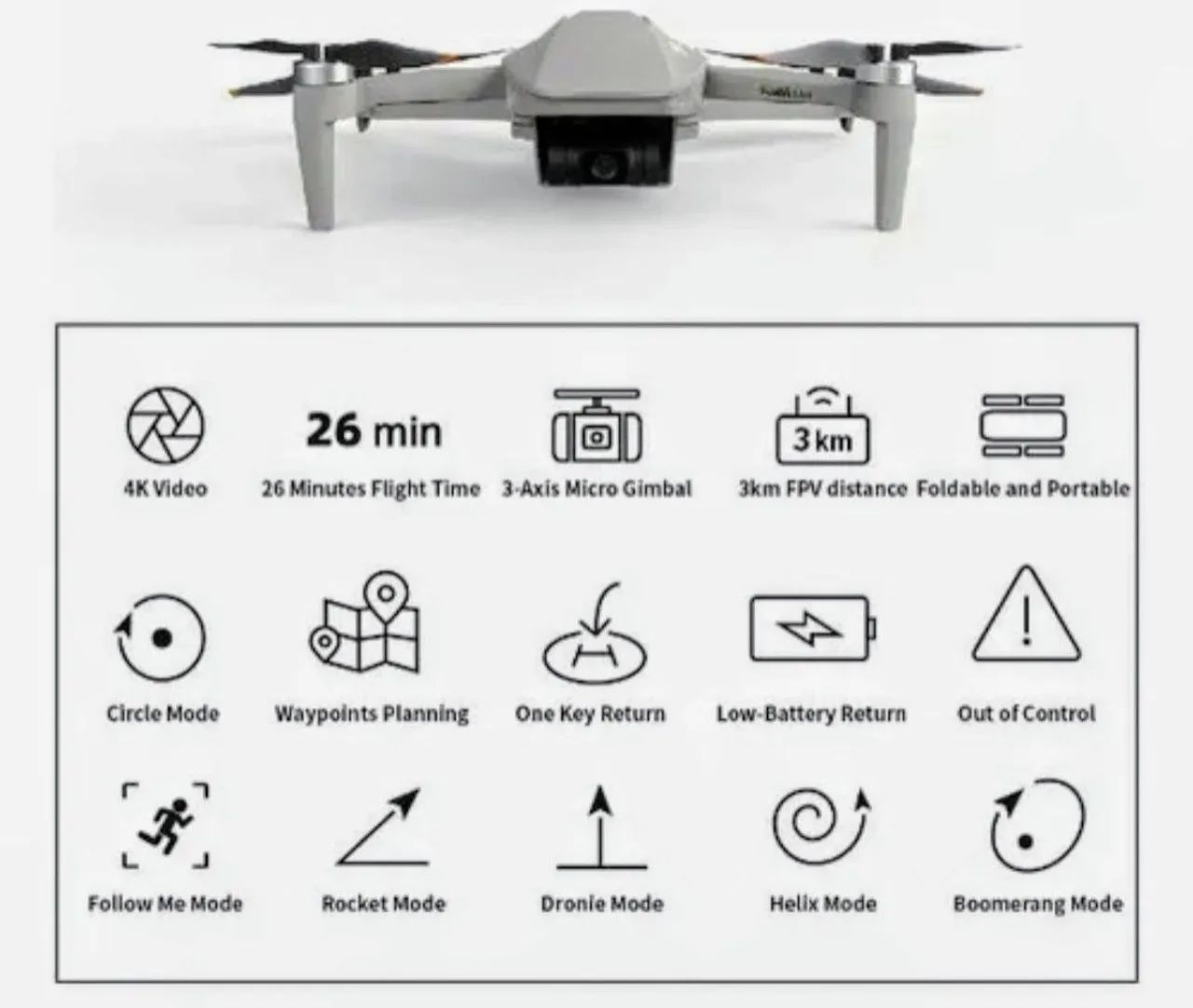 Drone Cfly-Faith Mini + Medidor Eletromagnético - Foto 3