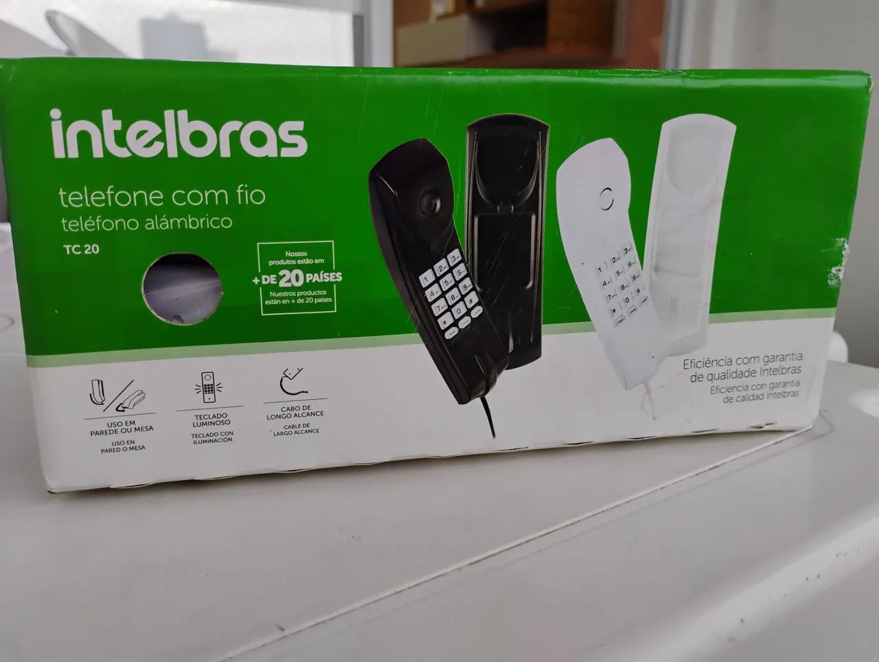 Interfone Intelbras branco (novo)