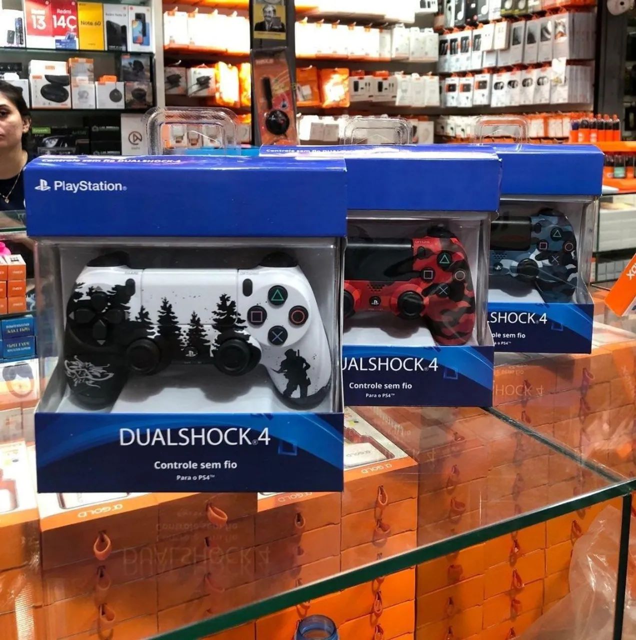 Controle Ps4 Compatível PC Tv SMART NOTEBOOK 