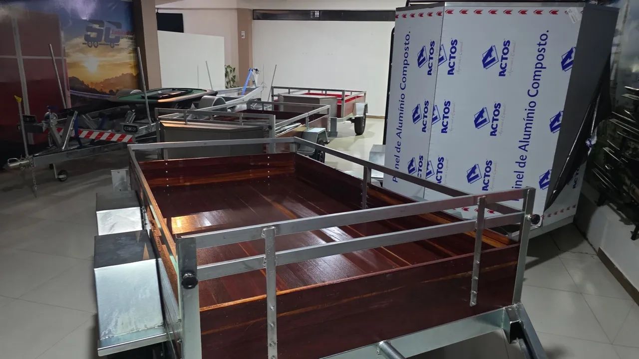 Carretinha 1,30x2,20 Modelo Fazendinha 0km! Pronta entrega Ano 2026!!! - Foto 5