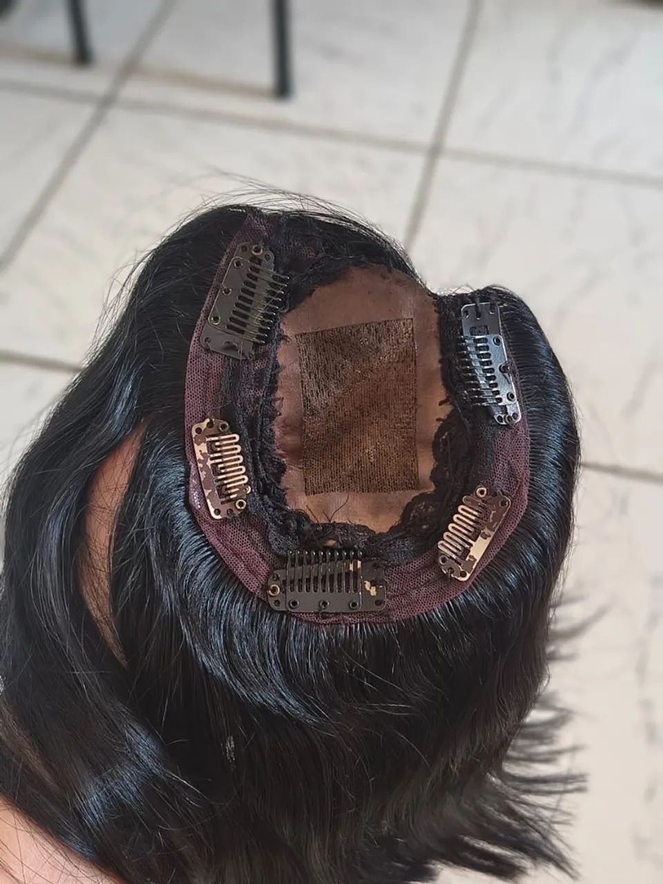 Prótese cabelo humano feminina  - Foto 4