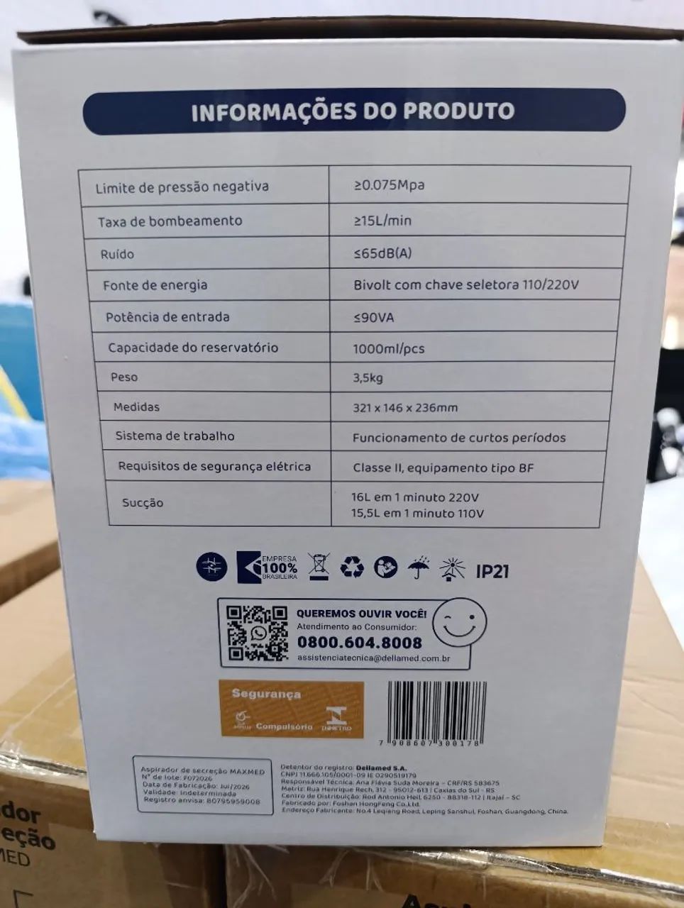 Aspirador de secreção  - Foto 2