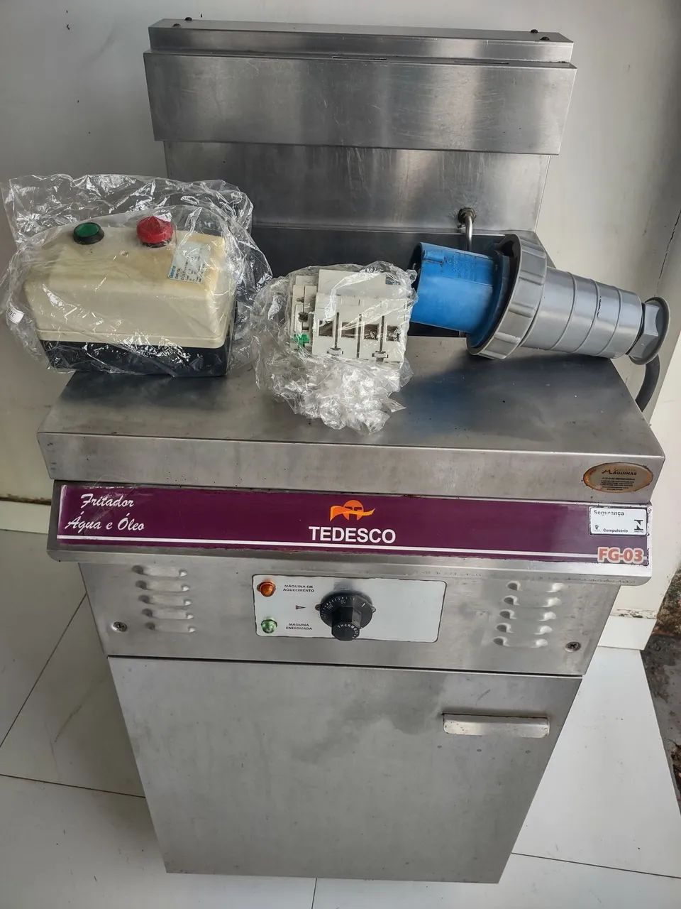 Fritador elétrico Tedesco 20l / 110v - Foto 5