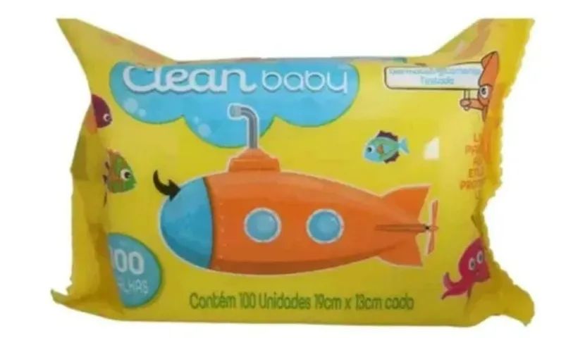 Lenço Umedecido Clean Baby 100un