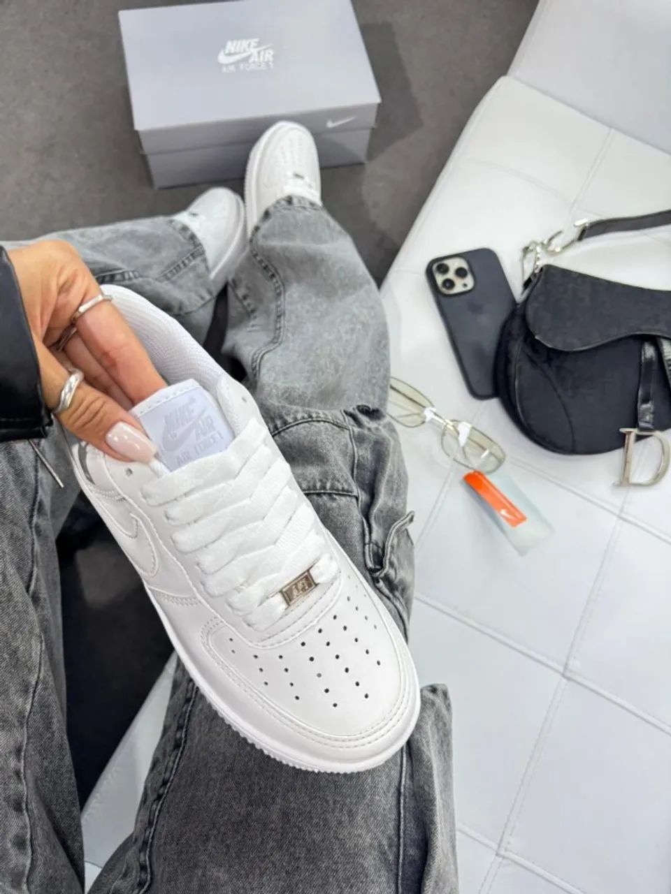 TÊNIS NIKE AIR FORCE - BRANCO - Foto 2
