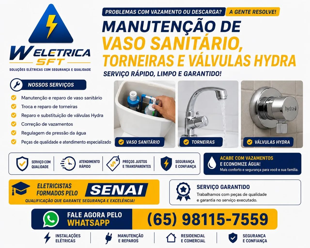 ELETRICISTA | MARIDO DE ALUGUEL | W ELÉTRICA SFT - Foto 3