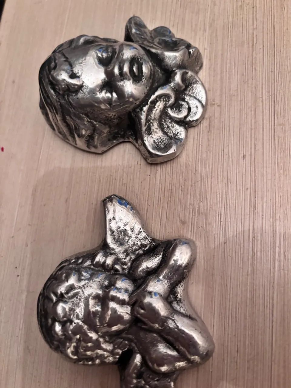 Par de Querubins metal maciço  - Foto 2