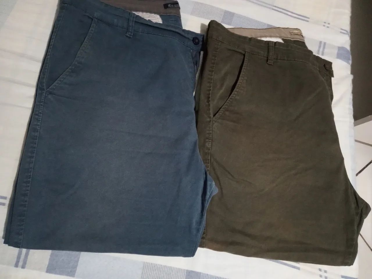 Calças masc para trabalhar (sarja) - Foto 3