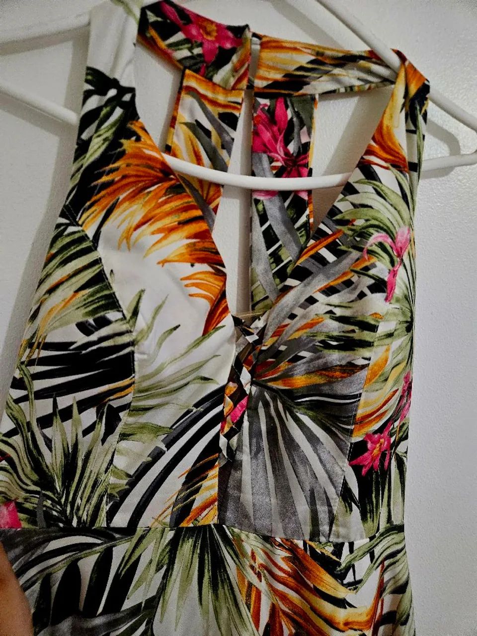 vestido longo de festa estampado 
