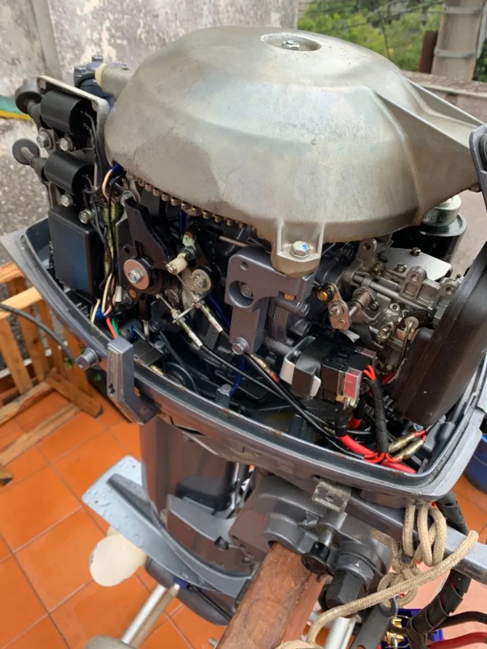 Motor de Popa Yamaha 25 hp c/ partida elétrica - Foto 5