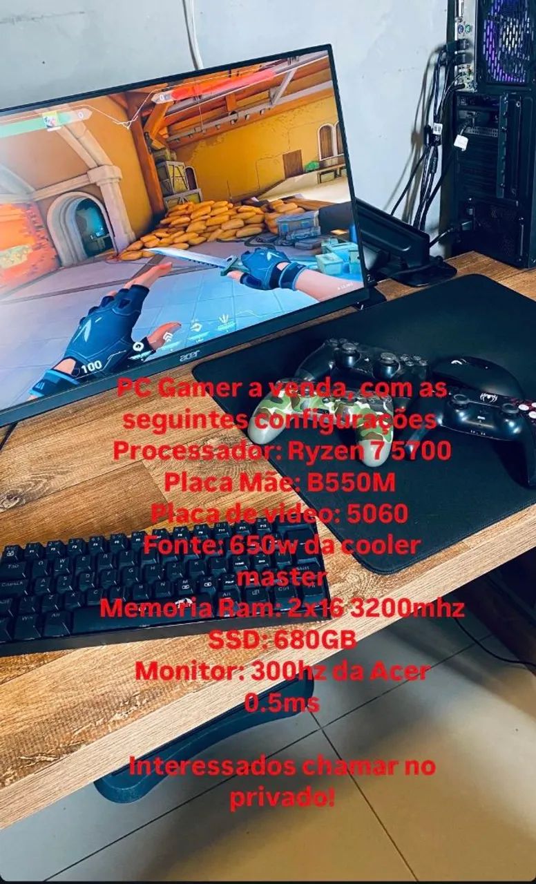 PC GAMER A VENDA NO PREÇO 